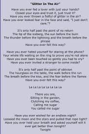Call Out My Name When I Kiss You So Gently P Nk S Song Glitter In The Air Pink Song Lyrics Best Song Lyrics Pink Lyrics