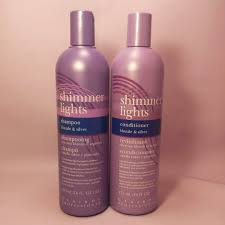 Brand New Unused Clairol Shimmer Lights Shampoo And Conditioner Blonde And Silver 16oz Each Col Clairol Shimmer Lights Shimmer Lights Shampoo Shimmer Lights