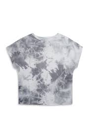 Black And Grey Tie Dye Shirt Grey And White Tie Dye Tee Tie Dye White Tie Primark