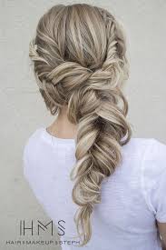 Loose Braided Sideswept Wedding Updo We This Moncheribridals Com Bridalbraids Hair Styles Long Hair Styles Braided Hairstyles For Wedding