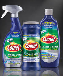 comet stainless steel cleaner