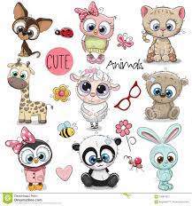 Check spelling or type a new query. Ensemble D Animaux Mignons De Dessin Anime Illustration De Vecteur Illustration Du Nana Conception 108951672