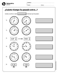 Cuanto Tiempo Ha Pasado Entre Actividades De Matematicas Actividades Para Primaria Aprender La Hora