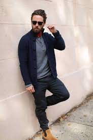 Common projects men's calf suede chelsea boot, tan $529. Navy Cardigan With Tan Chelsea Boots Outfits For Men 5 Ideas Outfits Lookastic