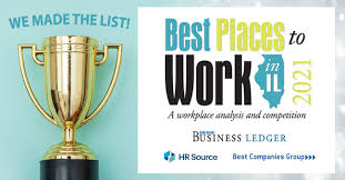 The awards rely solely on the input of employees who anonymously provide feedback through a survey. 2021 Best Places To Work In Illinois