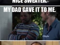 You induce vomiting on her chest to mimic a bill cosby sweater. Bill Cosby Sweater Memes
