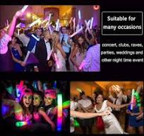 Glow Sticks Bulk - 24 Pcs LED Foam Sticks Glow Batons with 3 Modes Flashing  Effect, Glow in The Dark Party Supplies for Party Wedding Birthday Concert  ...