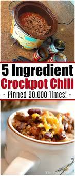 The Best Crockpot Chili Ever Crockpot Chili Recipes Pot Recipes Easy