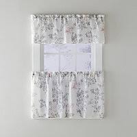 pink kitchen curtains for window jcpenney