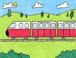 Improve your drawing skills or become a master at coloring by playing these drawing related games only at y8. How To Draw A Train Art Projects For Kids