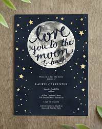 Love You To The Moon And Back Baby Shower Invitation Printable Etsy Star Baby Shower Invitations Space Baby Shower Star Baby Shower Theme