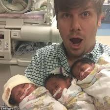 White Couple Give Birth To Black Triplets After Adopting Leftover African American Embryos Daily Mail Online