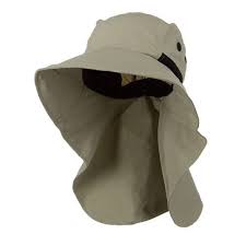 Juniper Men S Khaki Wide Brim Outdoor Sun Flap Hat Wide Brim Sun Flap Hat Large Bill With Flap For Protection From The Su Hats For Men Flap Hat Mens Sun Hats