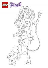 Free printable lego friends coloring pages. Lego Friends Coloring Pages For Kids Drawing With Crayons