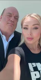 Paul HEYMAN with his rumored 22 year old fiance. 👀