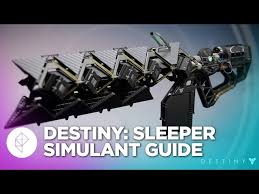 Then return back to banschee and you'll get your reward sleeper simulant fusion rifle (attack value: Destiny S New Quest Unlocks Its Most Mysterious Weapon The Sleeper Simulant Polygon