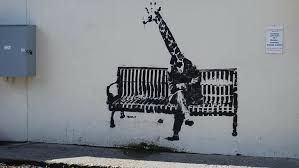 Hd Wallpaper Artwork Animals Graffiti Walls Banksy Bench Sitting Legs Giraffes Shadow Street Art Wallpaper Flare I haven't been to see it as i heard it is unauthorized and banksy does not. artwork animals graffiti walls banksy