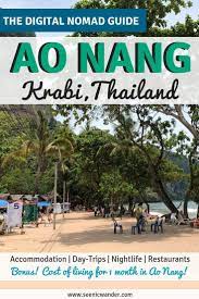 What To Do In Ao Nang Beach Thailand The Ultimate Guide See Nic Wander Ao Nang Beach Ao Nang Thailand Travel