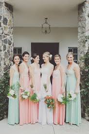 45 Peach Mint Spring Summer Wedding Color Ideas Peach Bridesmaid Dresses Mint Green Bridesmaid Dresses Mint Bridesmaid Dresses
