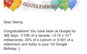 See more ideas about one year anniversary, anniversary, anniversary pictures. One Year Google Anniversary Googleversary Email