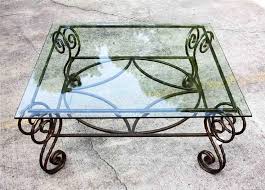 Wrought Iron And Glass Coffee Table Compact Style In 2020 Iron Coffee Table Wrought Iron Furniture Iron Decor