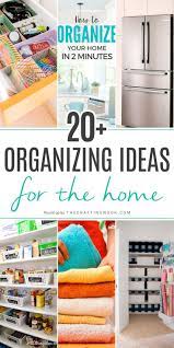 20 Organization Ideas For The Home The Crafting Nook Home Organization Organizing Your Home Home Organization Hacks
