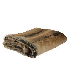 This rabbit fur blanket is flexible, as it can be used as a rug, throw and a bedspread. Northlight 50 X 60 Faux Fur Soft Throw Blanket Brown Target