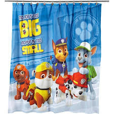 Nickelodeon Paw Patrol Rescue Crew Fabric Shower Curtain 1 Each Walmart Com Fabric Shower Curtains Paw Patrol Nickelodeon Paw Patrol Room