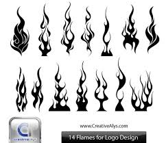 Black And White Flames Vector Flat Abstract Fire Flame Pack Free Vector Flame Tattoos Fire Tattoo Skulls Drawing