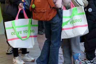 Visiting Korea? You need an Olive Young bag as proof.