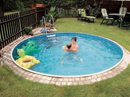 Small Round Inground Pool Backyard Design Ideas Homemade Swimming Pools Small Inground Pool Small Swimming Pools