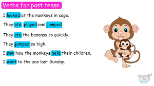 Verbs For Present Tense And Past Tense English Grade 2 3 Tutway Youtube