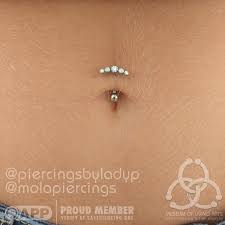This Was A Fun Floating Navel To Do The Young Lady Knew Exactly What She Wanted Looki Navel Piercing Jewelry Belly Button Piercing Jewelry Belly Piercing Ring