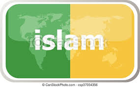 Die dokumentationsstelle politischer islam hat am donnerstag eine landkarte mit muslimischen organisationen und kultusgemeinden in. Wohnung Islam Landkarte Taste Abbildung Vektor Web Welt Erde Icon Canstock