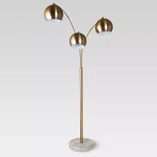 Span 3 Head Metal Globe Floor Lamp Project 62 Target Brass Floor Lamp Floor Lamp Brass Lamp