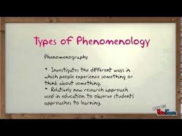 Phenomenological research has overlaps with other essentially qualitative approaches including ethnography, hermeneutics and symbolic interactionism. 6 Phenomenological Research Youtube Research Skills Literature Search Phenomenology