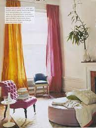 2 Different Colors Of Curtains Genius Orig From Domino Small Living Room Decor Romantic Living Room Living Room Decor