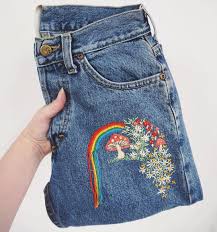 Embroidering on jeans, whether on a pocket or the leg of the pants, often requires working at symmetrical embroidery on the fronts of jeans is also popular, especially just under the front pockets. Pin On Survial Kits Diy Life Hacks