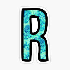 8,165 views aug 4, 2020 watch the video to learn about the letter rr. Alphabet R Stickers For Sale Redbubble