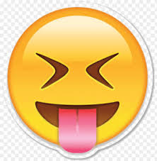 It means wacky , a little bit crazy in a playful way. Download Emoticon Face With Stuck Out Tongue Emoji Png Free Png Images Toppng