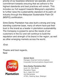 Check spelling or type a new query. Melissa Goh On Twitter Sime Darby Plantation Disappointed With Eu S Resolution On Palm Oil It S Misguided Discriminatory But Measures Are In Place To Mitigate The Risks Https T Co Y5up69fbcq