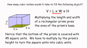 This video was created to help teach students in grade 5 or 6 how to calculate the volume of a rectangular prism. Volume Of A Rectangular Prism Youtube