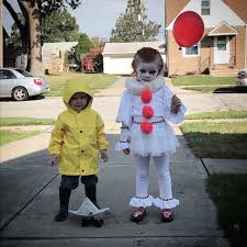 Children S It Halloween Costume Georgie And Pennywise The Dancing Clown Kids Halloween Costumes For Kids Diy Halloween Costumes For Kids Scary Kids Costumes