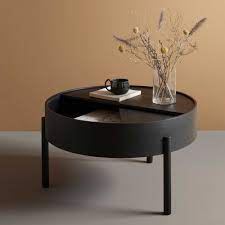Enrique 3 legs coffee table. Woud Arc Coffee Table Ambientedirect