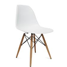 Unbranded White Wood Leg Side Dining Chair Fmi2012 White The Home Depot In 2020 White Dining Chairs Side Chairs Dining Modern Dining Chairs