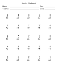 It includes spin & add and a subtraction flip book. Addition Worksheet With First Addend With 1 Digit Second Addend With 1 Digit No Regrouping All Kids Network
