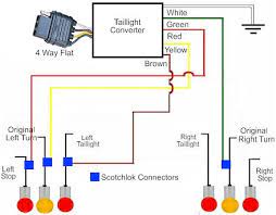 Right turn signal / stop light (green), left turn signal standard or submersible lamps. How To Install A Trailer Light Taillight Converter In Your Towing Vehicle