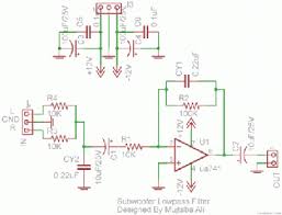 Skema boster tv vhf/uhf sederhana juni 30, 2018. Subwoofer Low Pass Filter Ic Ua741 Electronic Circuit