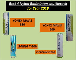 Best 4 Nylon Badminton Shuttlecock For Year 2018 Khelmart