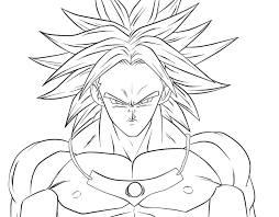 Nos jeux de dragon ball z sont parfaits pour tous les âges. Facile Dragon Ball Broly Super Sayian Coloriage Dragon Ball Z Coloriages Pour Enfants